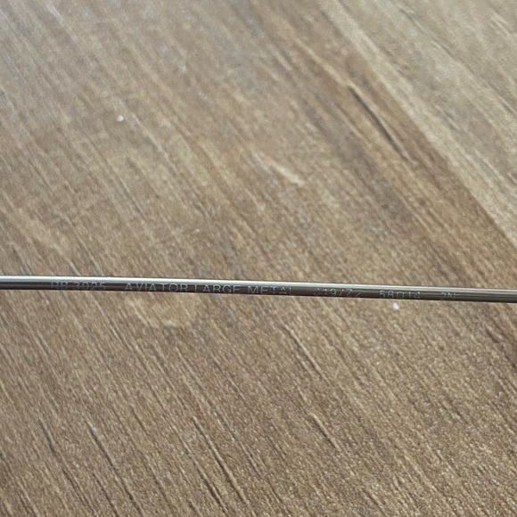 Rose Gold / Copper Ray-Ban Aviator Flash Lenses Sunglasses with Case - Picture 10 of 12